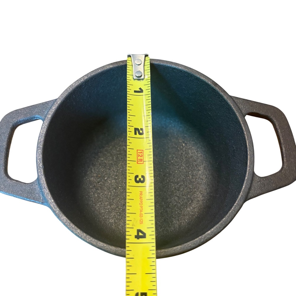 Smith & Clark Ironworks Mini Cast Iron Cocotte 10 Ounce Dutch Oven Black - Picture 5 of 7